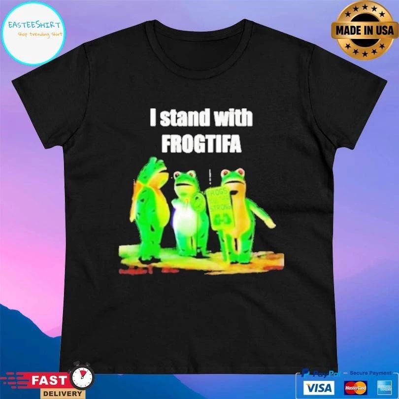 I Stand With Frogtifa Portland Frog T-shirts