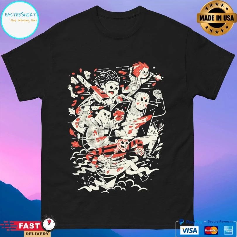 Slasher Food Fight Halloween 2025 T-shirts