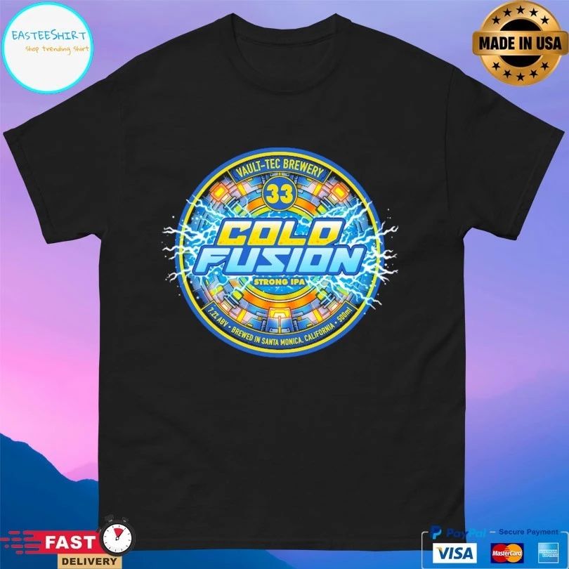 Vault-tec Brewery 33 Cold Fusion Strong IPA Logo Shirt