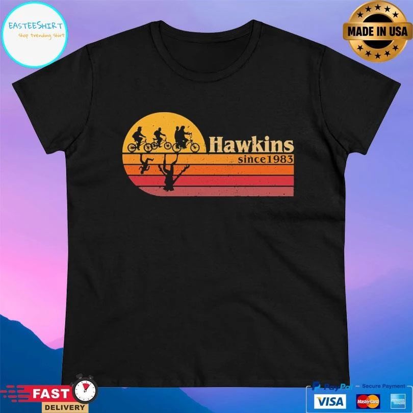 Vintage Hawkins Since 1983 T-shirts