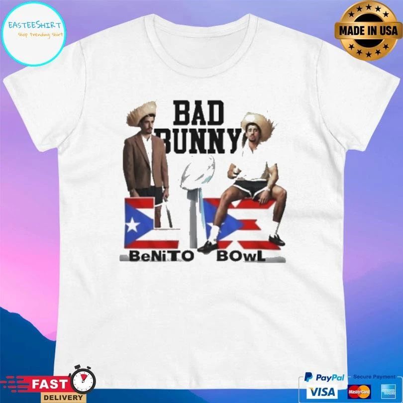 Bad Bunny Benito Antonio Martinez Ocasio Bowl Lix T-shirts