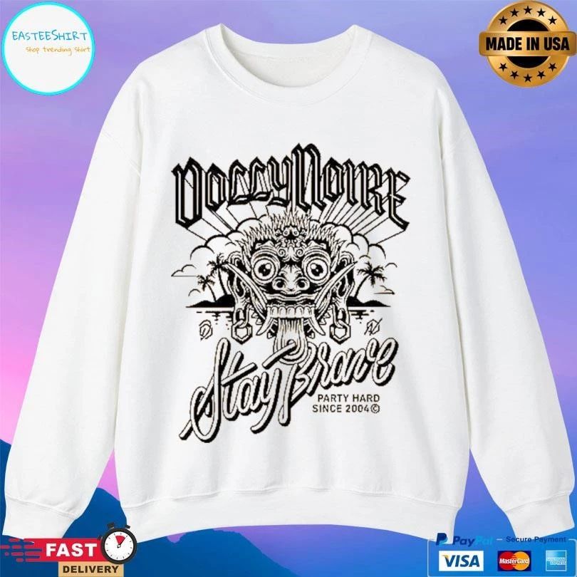 Bali Mask Dolly Noire Stay Brance Party Hard Since 2004 T-shirts