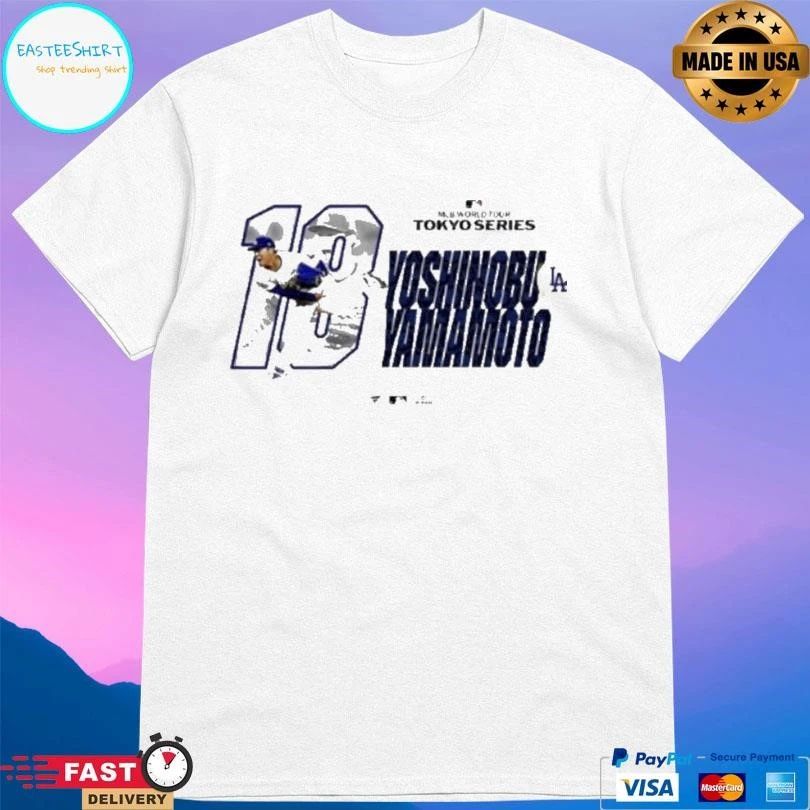 Yoshinobu Yamamoto Los Angeles Dodgers Mlb Tokyo Series T-shirts