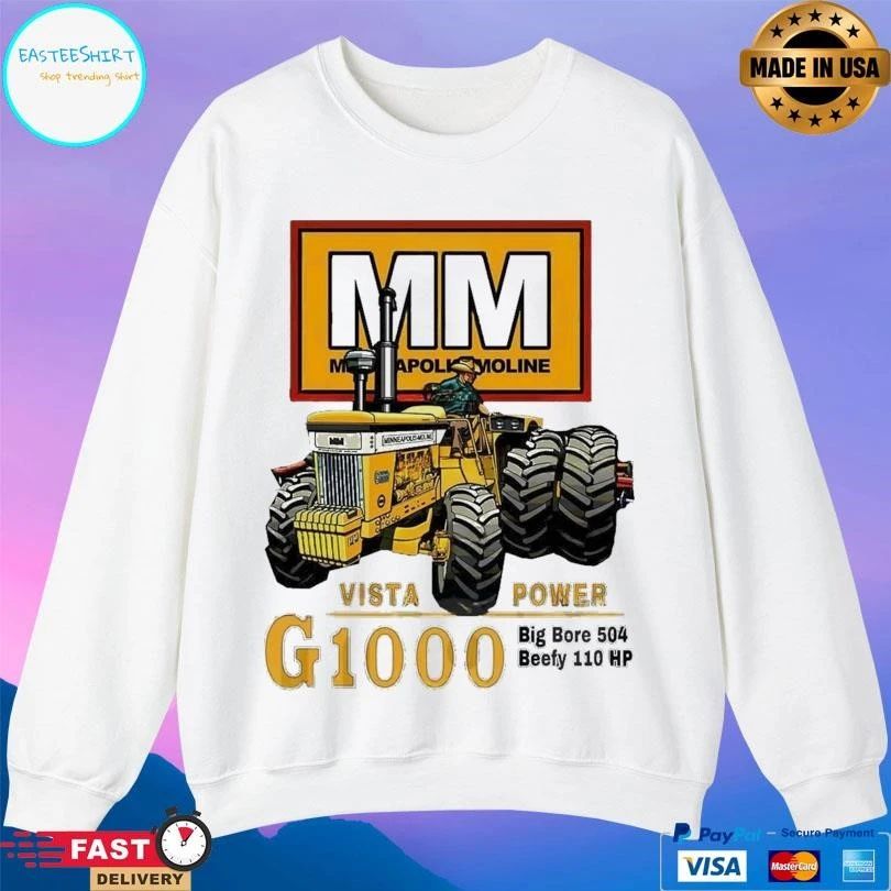 Minneapolis-Moline Vista Power G1000 Big Bore 504 Beefy 110 Hp T-shirts