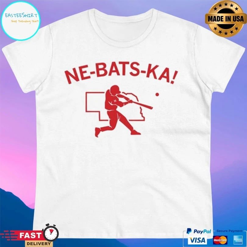 Ne-Bats-Ka Nebraska Cornhuskers Baseball T-shirt