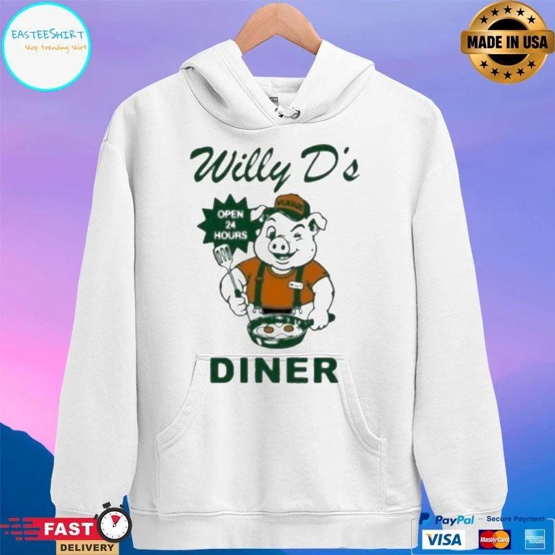 Wilderado Willy D’s Diner Pig T-shirts