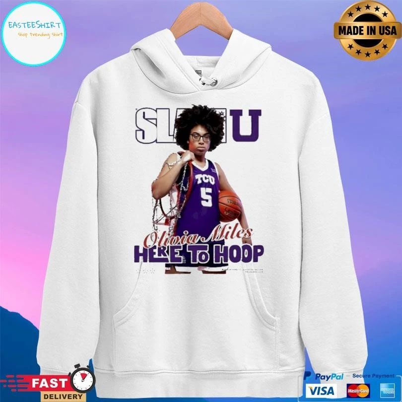 Slamu Olivia Miles Here To Hoop T-shirts