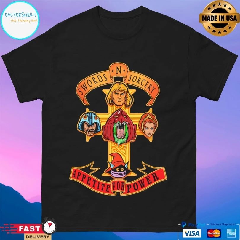 Swords And Sorcery Appetite For Power T-shirt