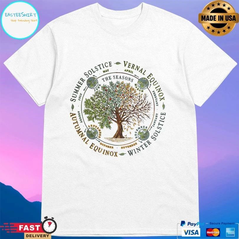 The Seasons Summer Solstice Vernal Equinox Autumnal Equinox Winter Solstice T-shirts