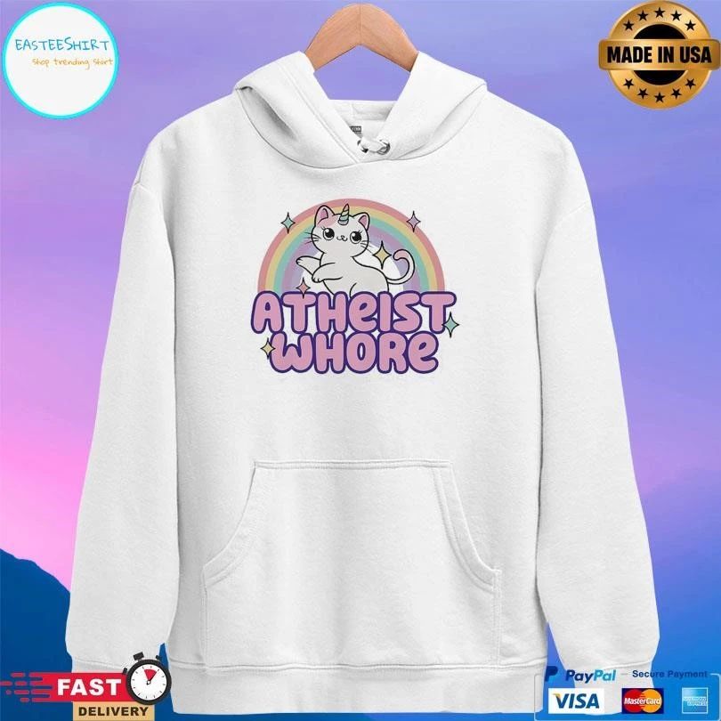 Atheist Whore Cat Unicorn T-shirts