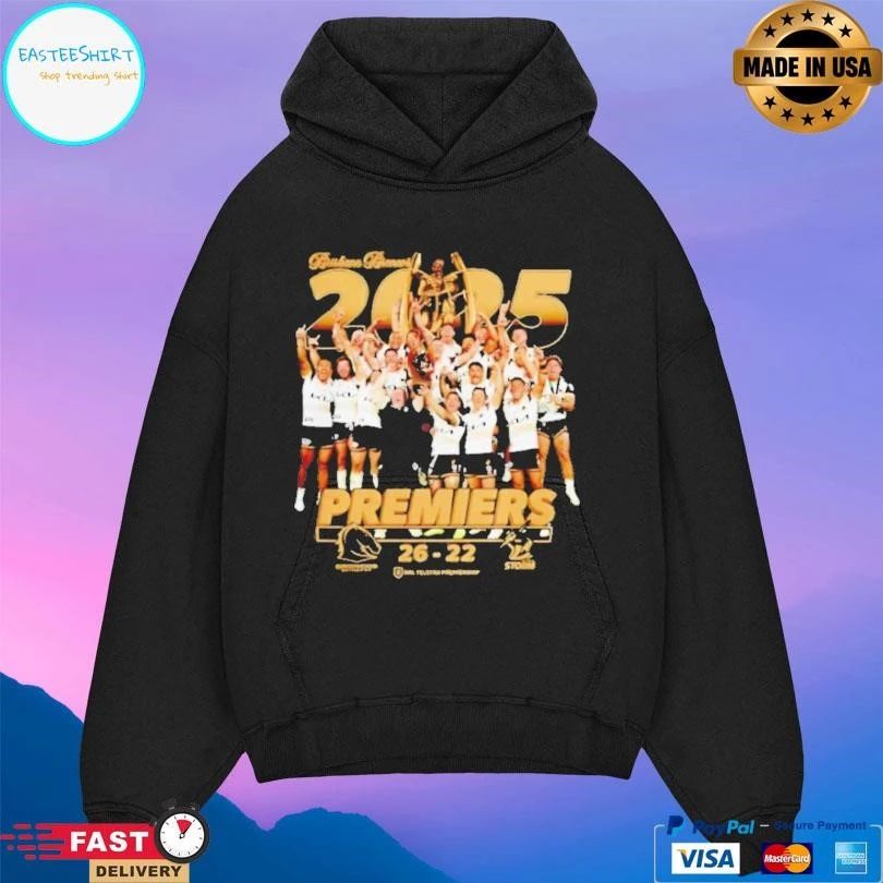Brisbane Broncos Vs Melbourne Storm Premiers 2025 T-shirts