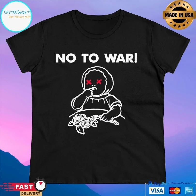 No To War Jon King T-shirt