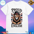 Lion Proud To Be English T-shirts
