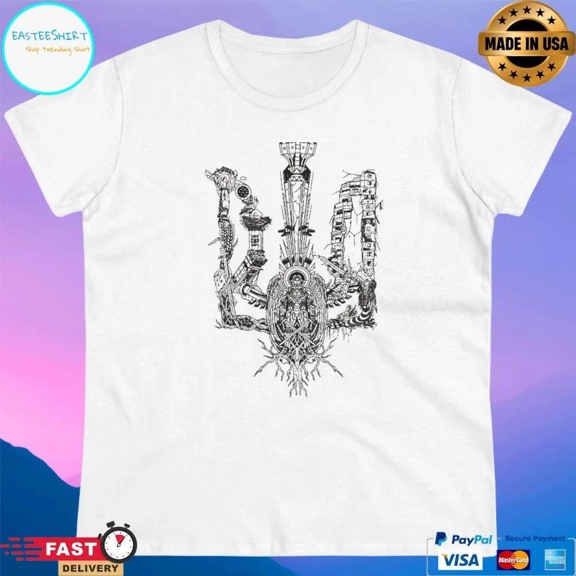 Bamboo Tryzub Of War Standard T-shirts