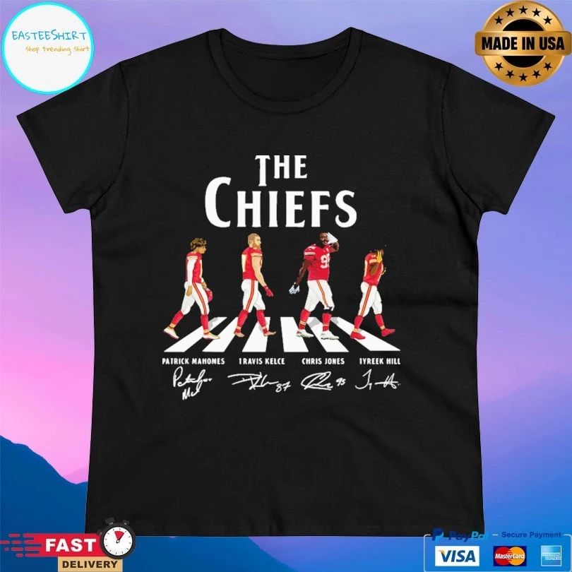 The Chiefs Kansas City Chiefs Patrick Mahomes Travis Kelce Chris Jones Tyreek Hill Signature T-shirt