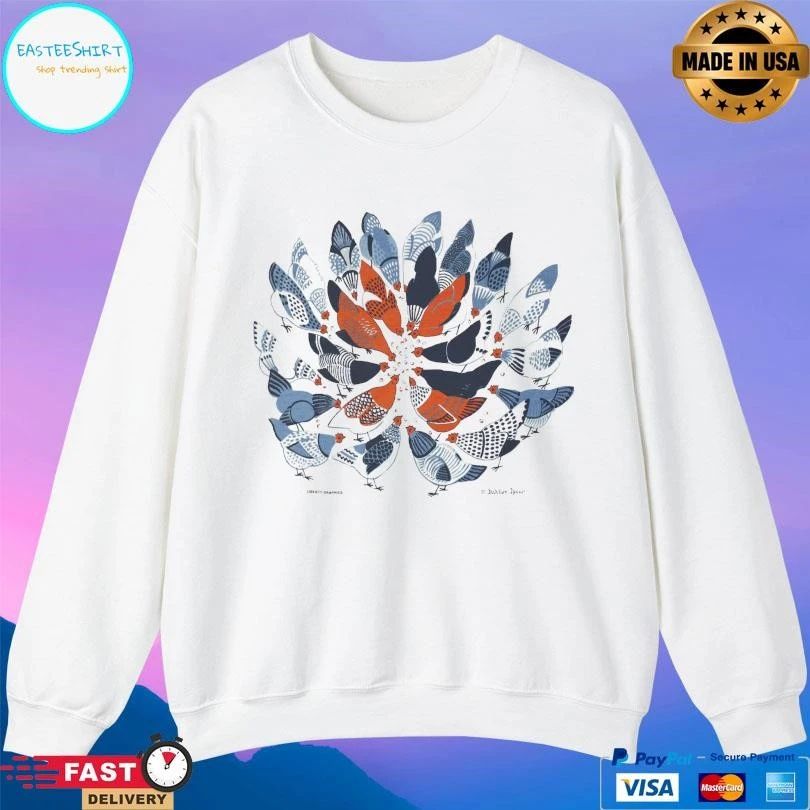 Chickens Adult Natural Liberty Graphics T-shirts