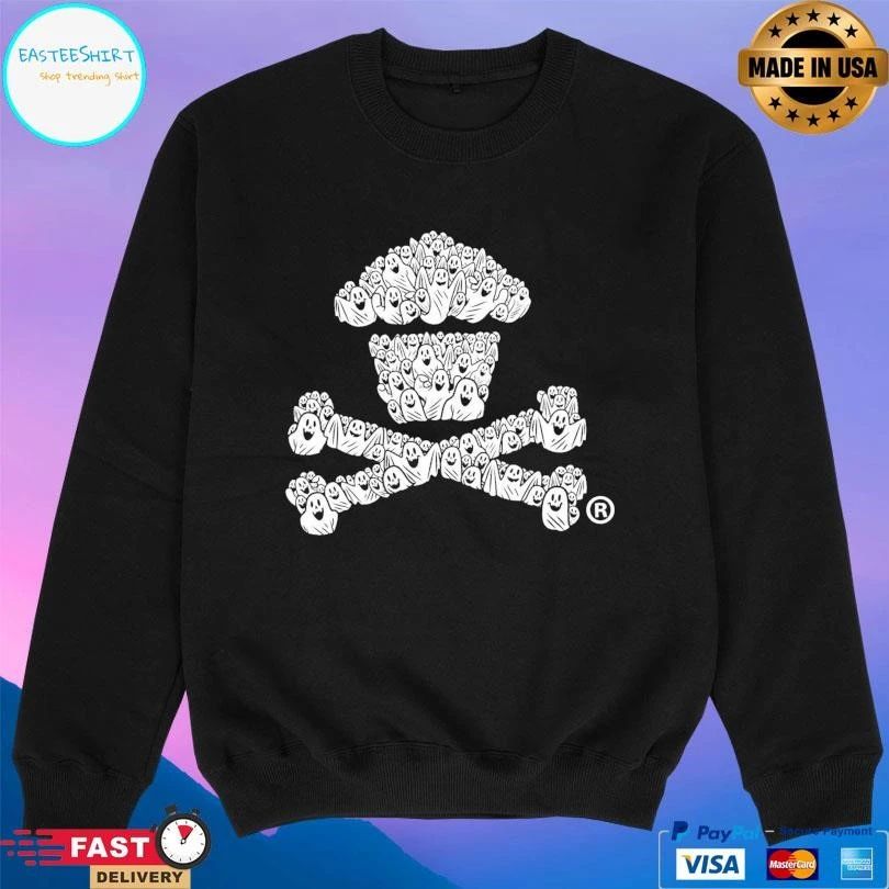 Ghost Crossbones Johnny Cupcakes Halloween 2025 T-shirts