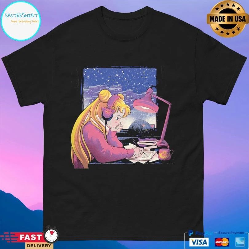 Lofi Moon Girl Sailor Moon T-shirts