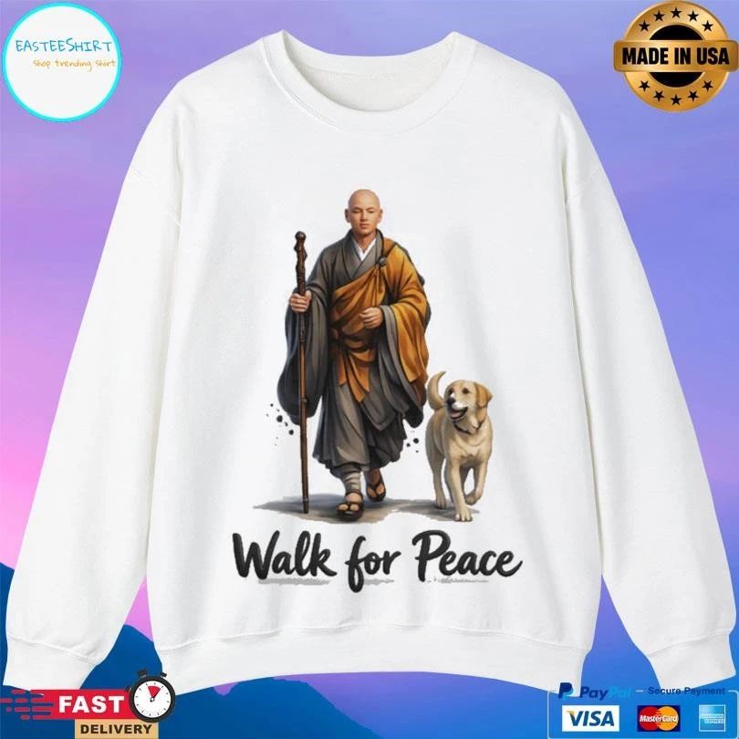 Walk For Peace Monks T-shirts