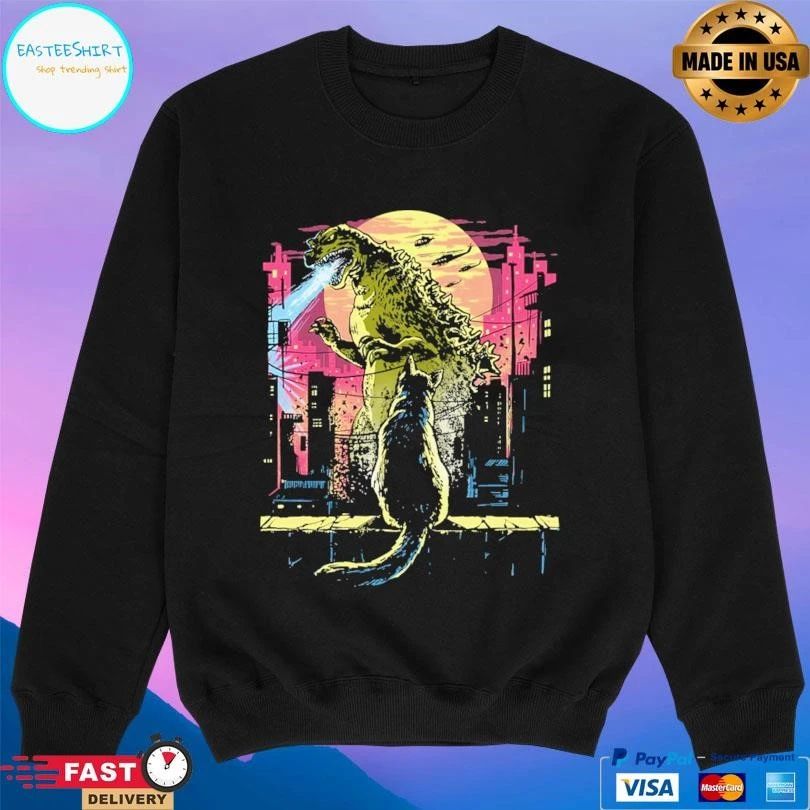 Watching The Kaiju Zascanauta T-shirts