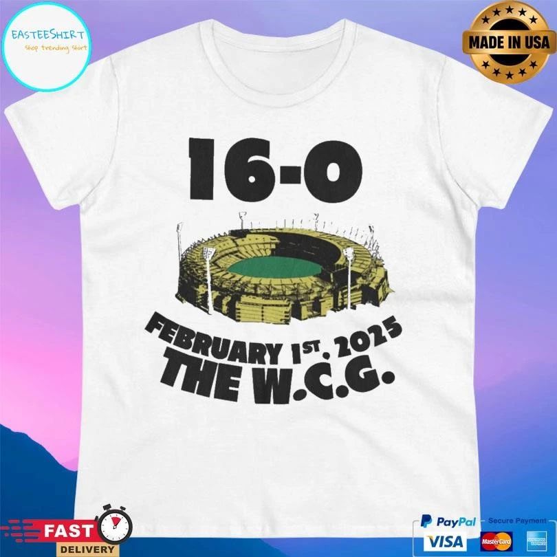 16-0 February 1st 2025 The W.C.G T-shirts