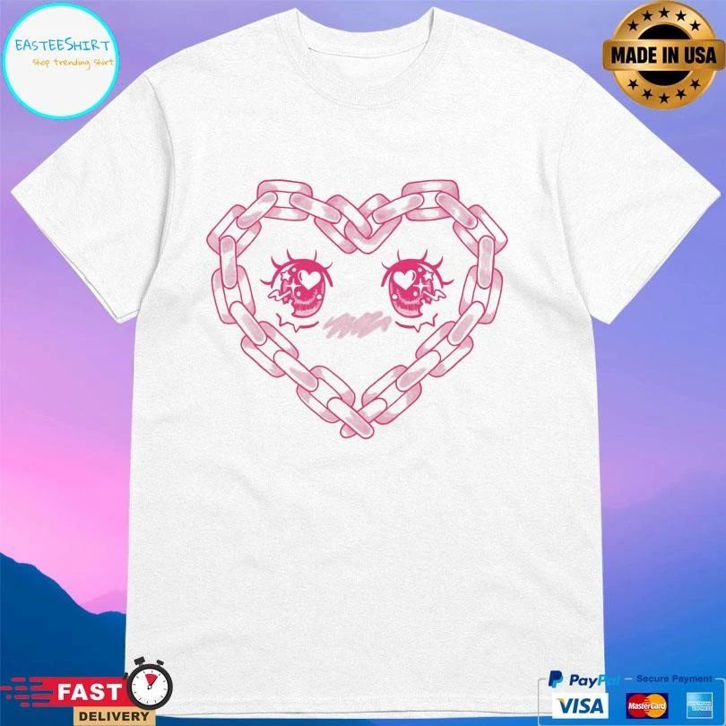 Kawaii Eyes Heart T-shirts