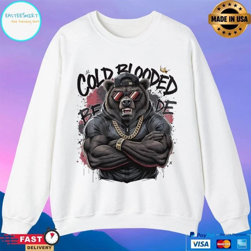 Cold Blooded Beast Mode Bear T-shirts