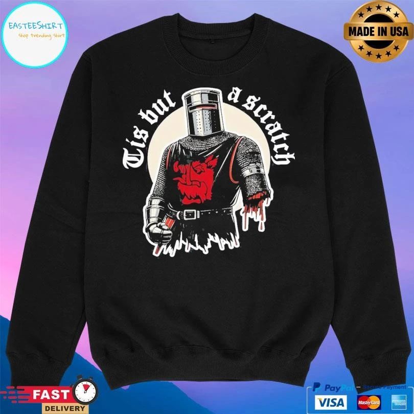 Tis But A Scratch Black Knight T-shirts