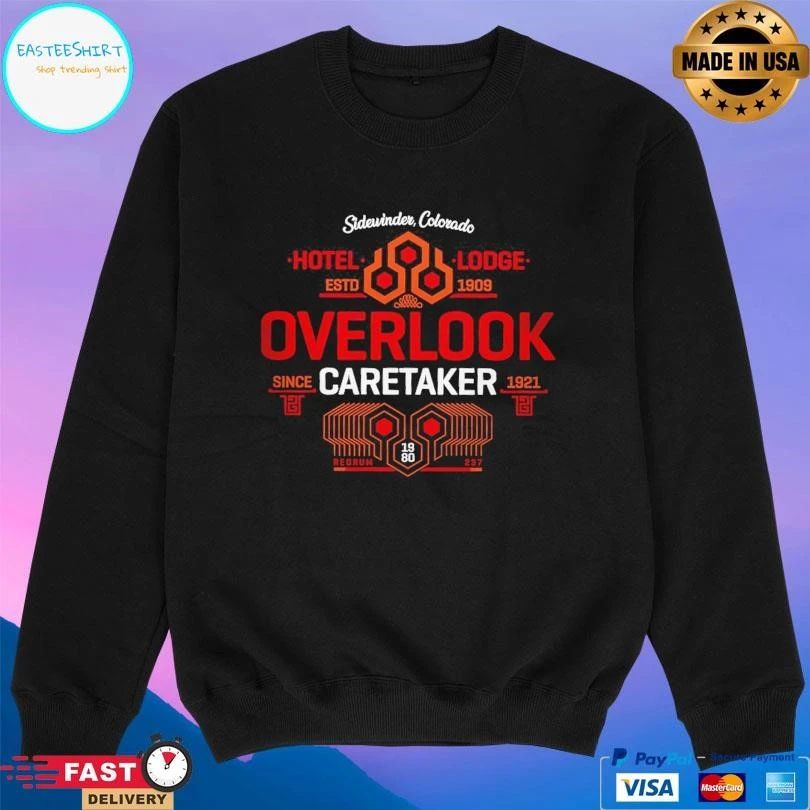 Overlook Caretaker Since 1921 Sidewinder Colorado Hotel Lodge T-shirts