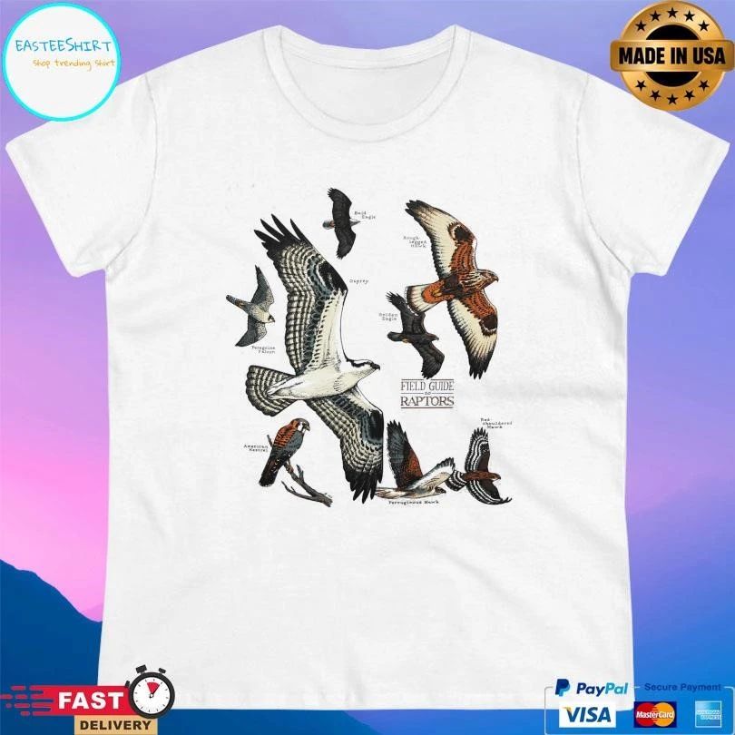 Field Guide To Raptors Adult T-shirts