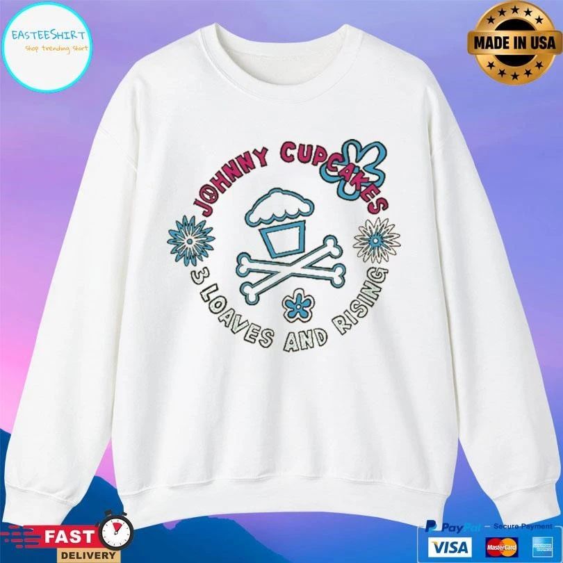Johnny Cupcakes 3 Loaves And Rising T-shirts