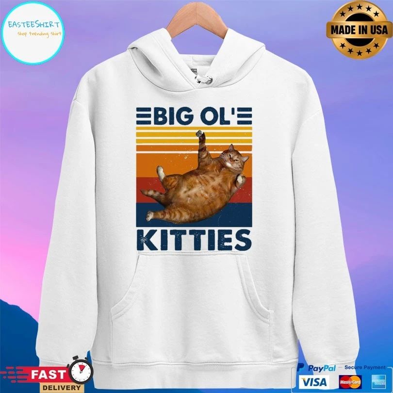 Cat Big Ol Kitties Vintage T-shirt