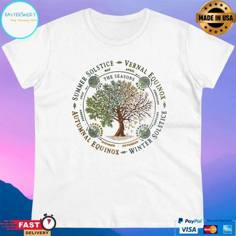 The Seasons Summer Solstice Vernal Equinox Autumnal Equinox Winter Solstice T-shirts