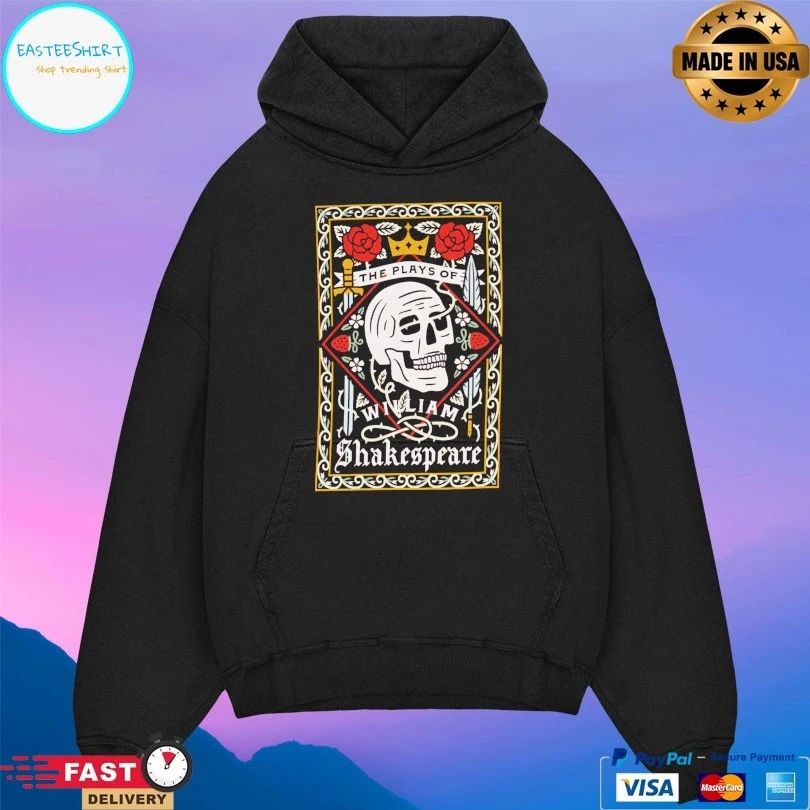 The Plays Of William Shakespeare Skull T-shirt