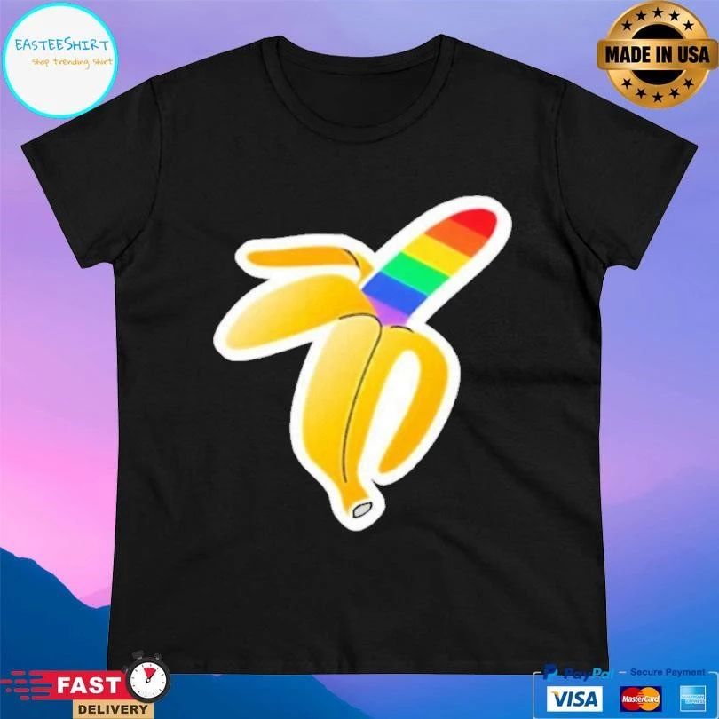Banana Lgbt Pride Collection Rainbow T-shirts