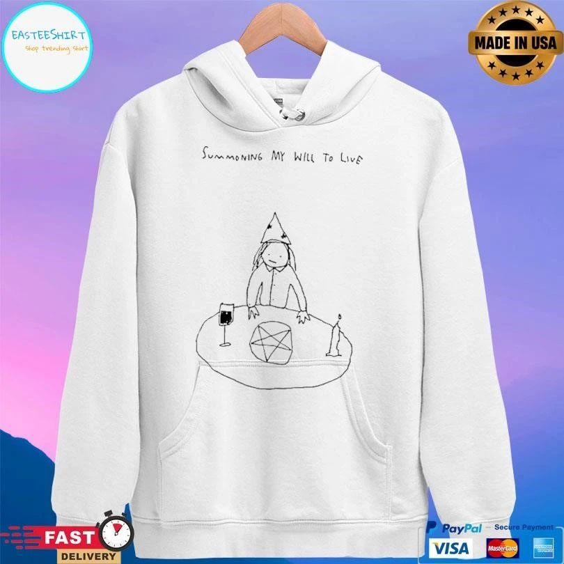 Classic Summoning My Will To Live Drawing T-shirts