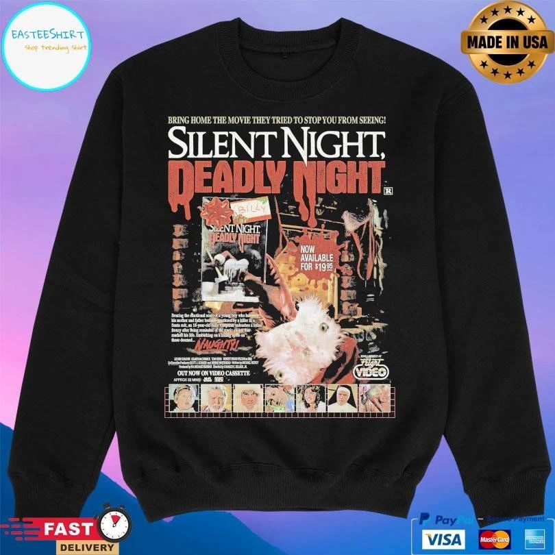 Bring Home The Movie They Tried To Stop You From Seeing Silent Night Deadly Night T-shirts