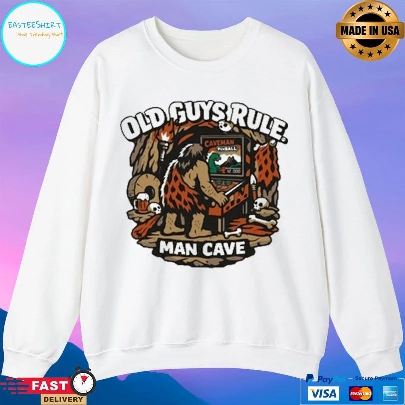 Man Cave Chocolate Old Guys Rule Shed T-shirts