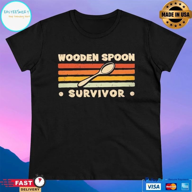 Wooden Spoon Survivor T-shirts