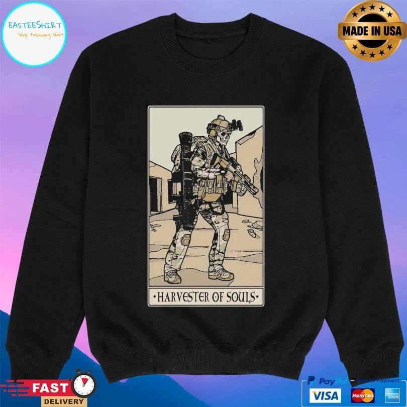 Harvester Of Souls ARMY Skeleton T-shirts