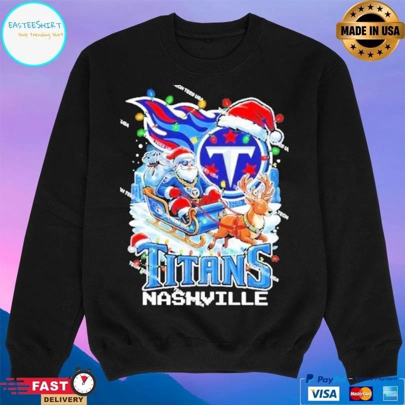 Tennessee Titans Football Nashville Christmas Holiday 2025 T-shirts