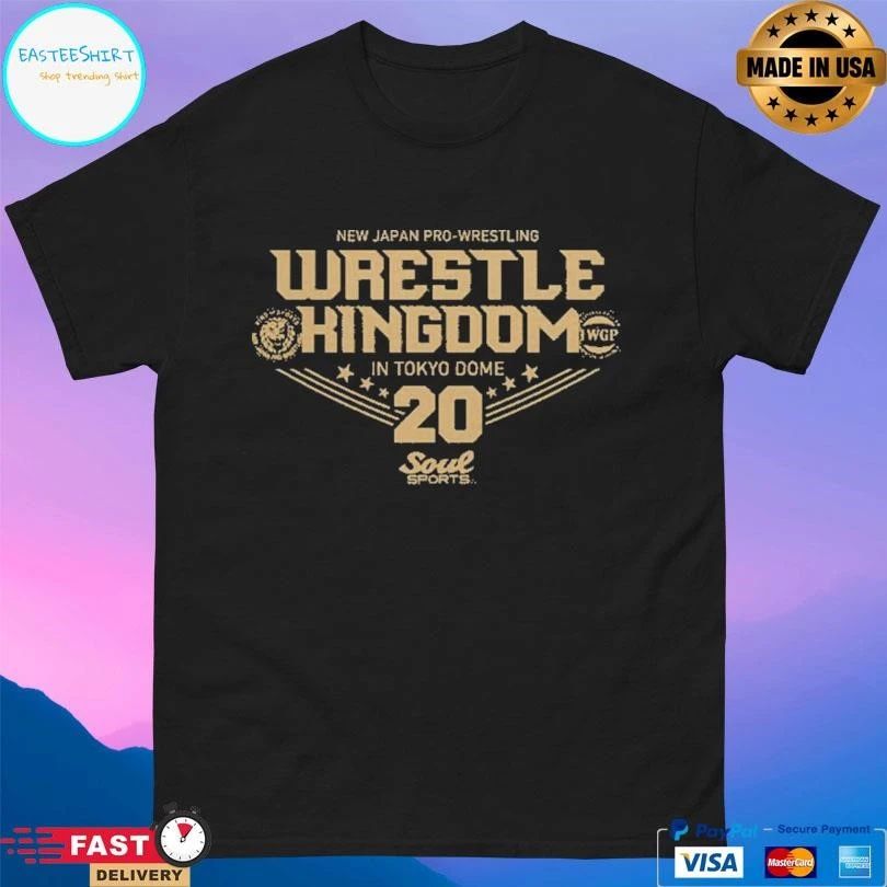 New Japan Pro-wrestling Wrestle Kingdom In Tokyo Dome 20 Soul Sports T-shirts