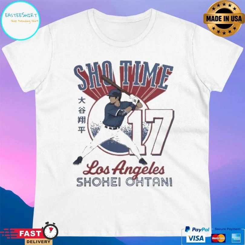 Shohei Ohtani 17 Sho Time Los Angeles Dodgers T-shirts
