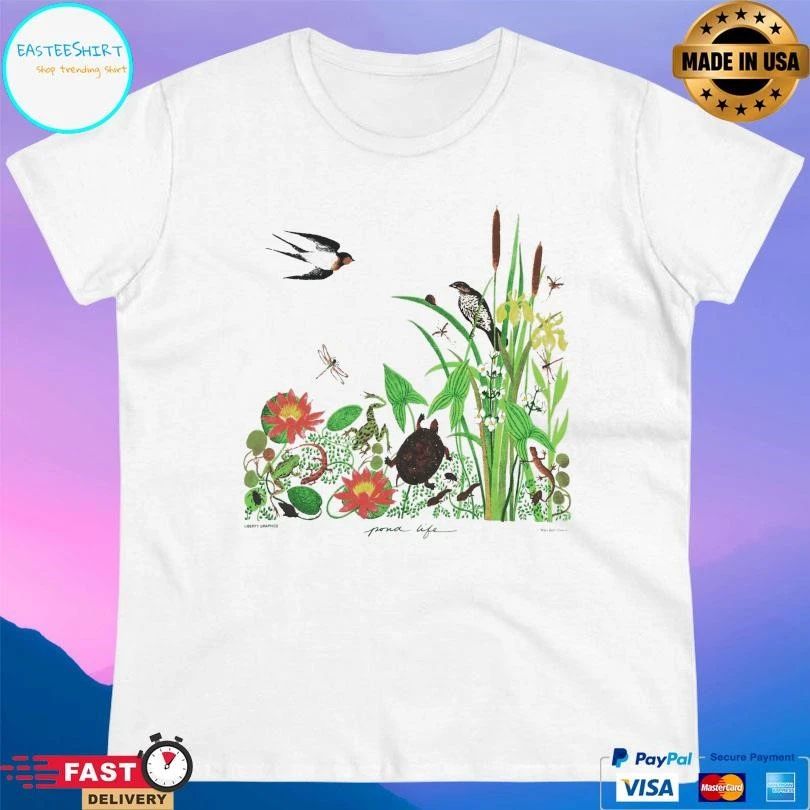 Pond Life Adult Natural T-shirts