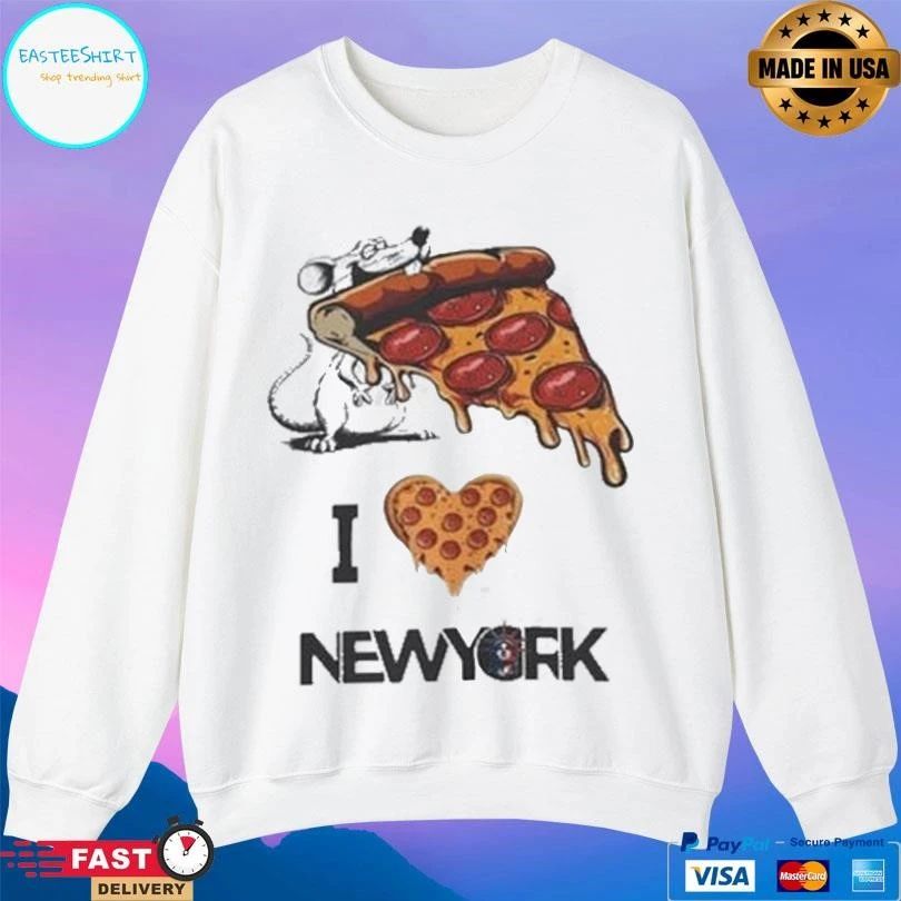 Pizza I Love New York Rat T-shirts
