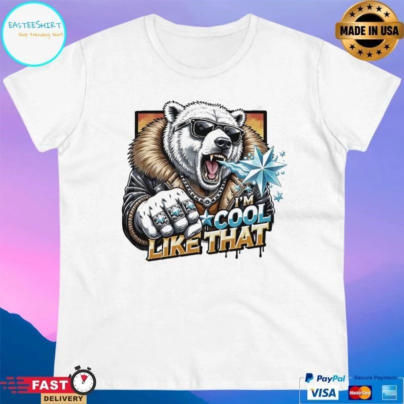 I’m Cool Like That Ice Bear Hip Hop Polar Bear T-shirts