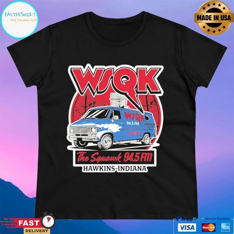 WSQK The Squawk 94.5 Fm Hawkins Indiana T-shirts