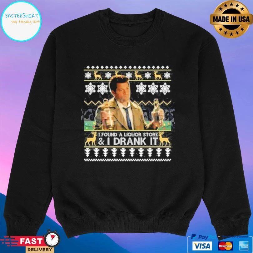I Found A Liquor Store And I Drank It Christmas 2025 T-shirts