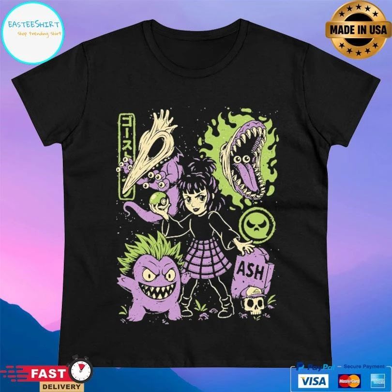 Ghost Monster Trainer Ash T-shirts