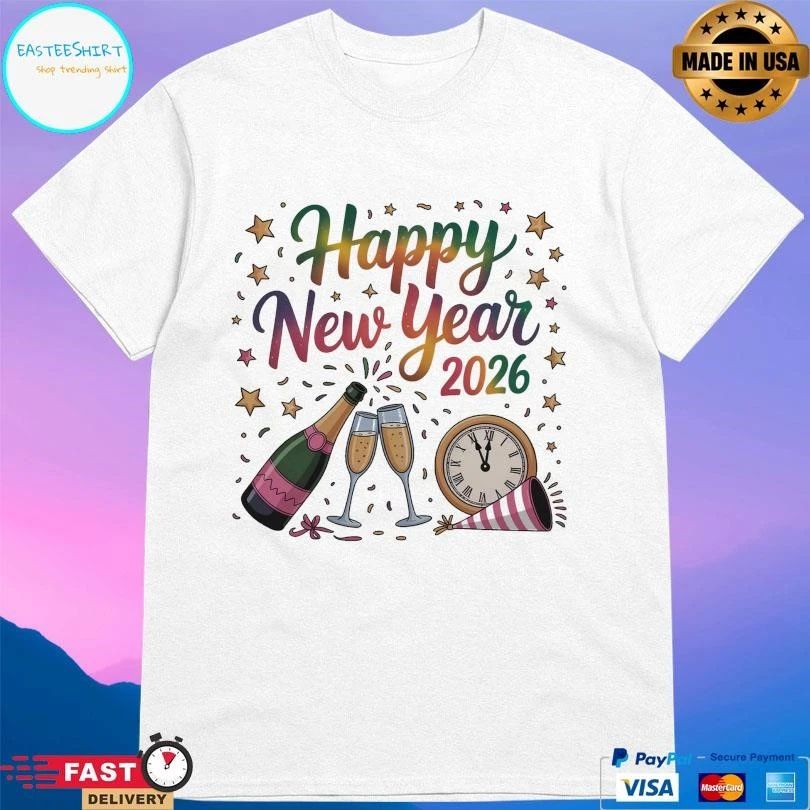 Happy New Year 2026 T-shirts
